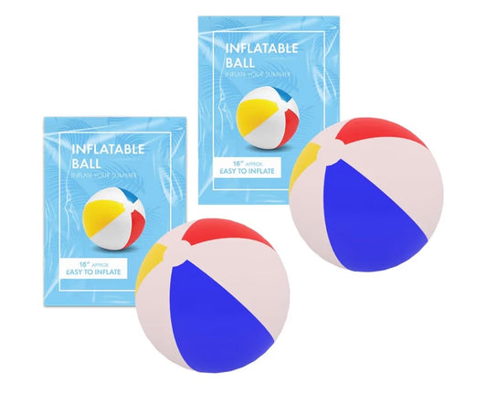 2 Inflatable Beach Balls