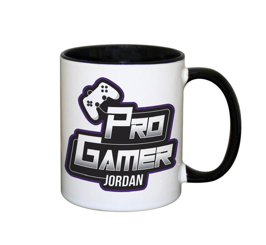 Pro Gamer Black Handled Mug