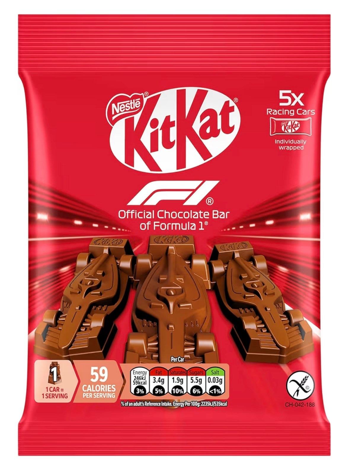 KitKat F1 Chocolate Car Figure