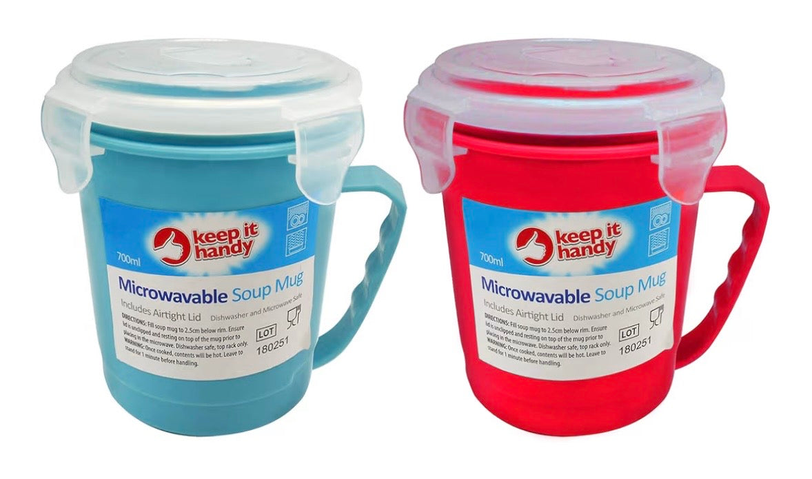 2pk Microwavable Soup Mugs
