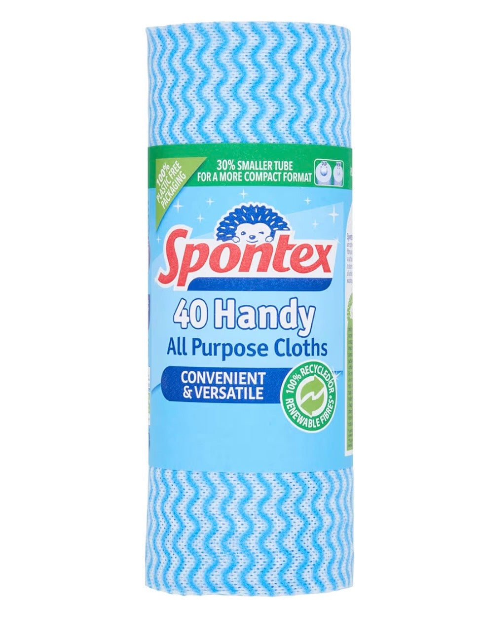 Spontex 40 Handy All Purpose Cleaning Cloths on a Roll