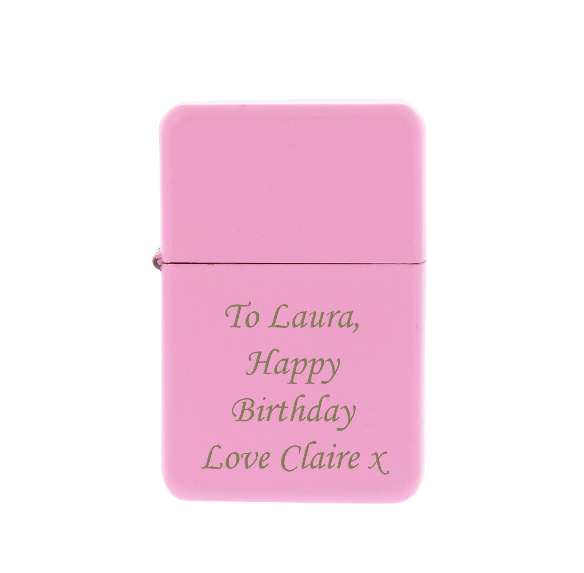 Personalised Pink Lighter