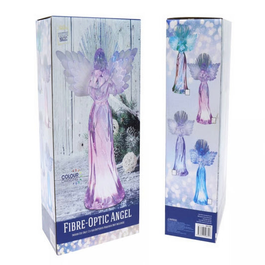 Christmas Angel Fibre-Optic Colour-Changing
