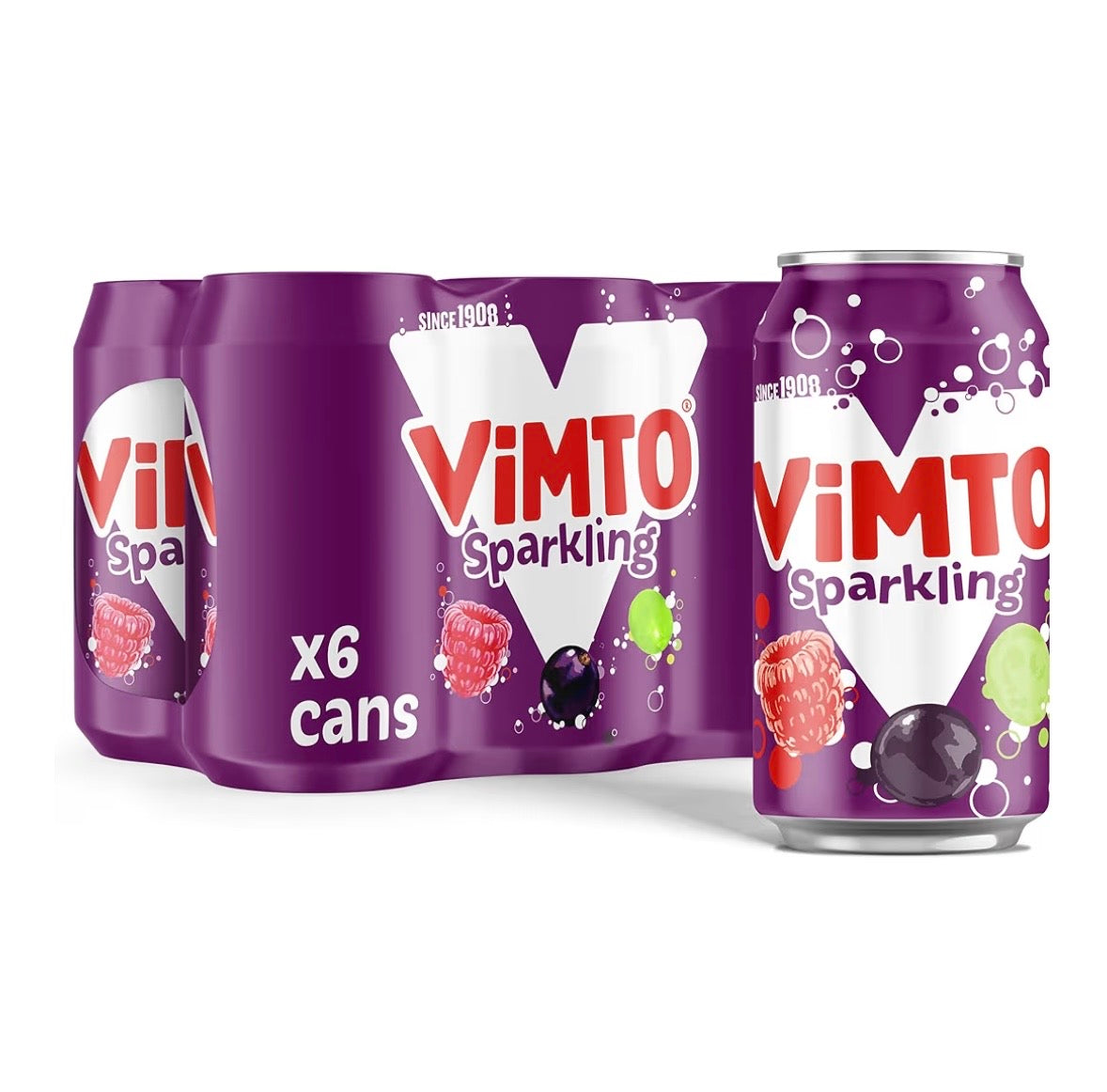 Vimto Fizzy Fruit Juice 330ml