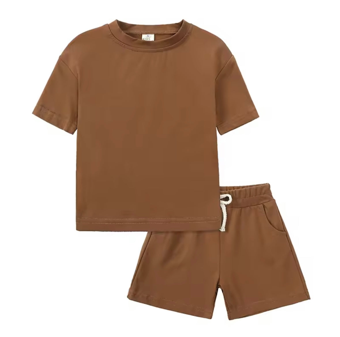 Short Sleeve T-Shirt + Shorts Children Outfits
