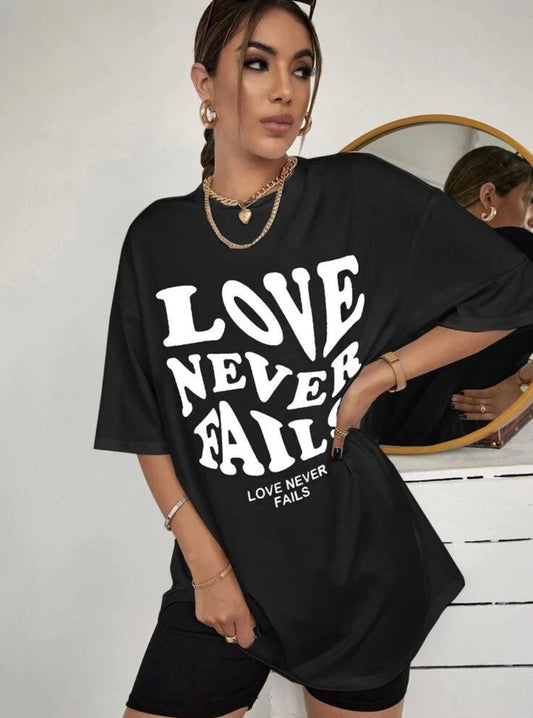 Love Never Fails T-shirt