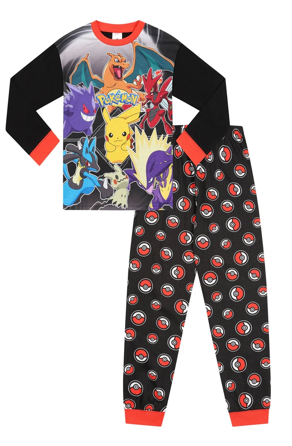 Character Black Long Pyjamas