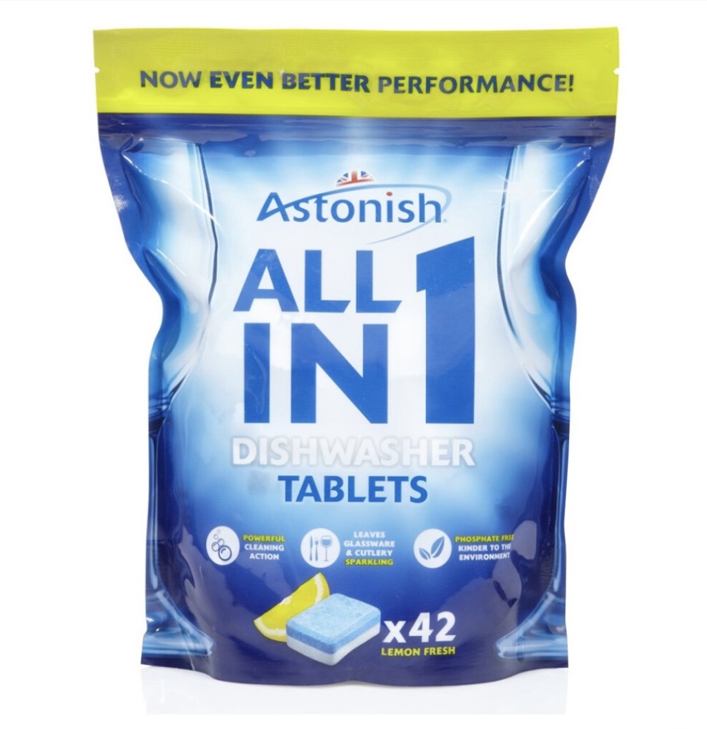 Astonish All in 1 Dishwasher Tablets Lemon