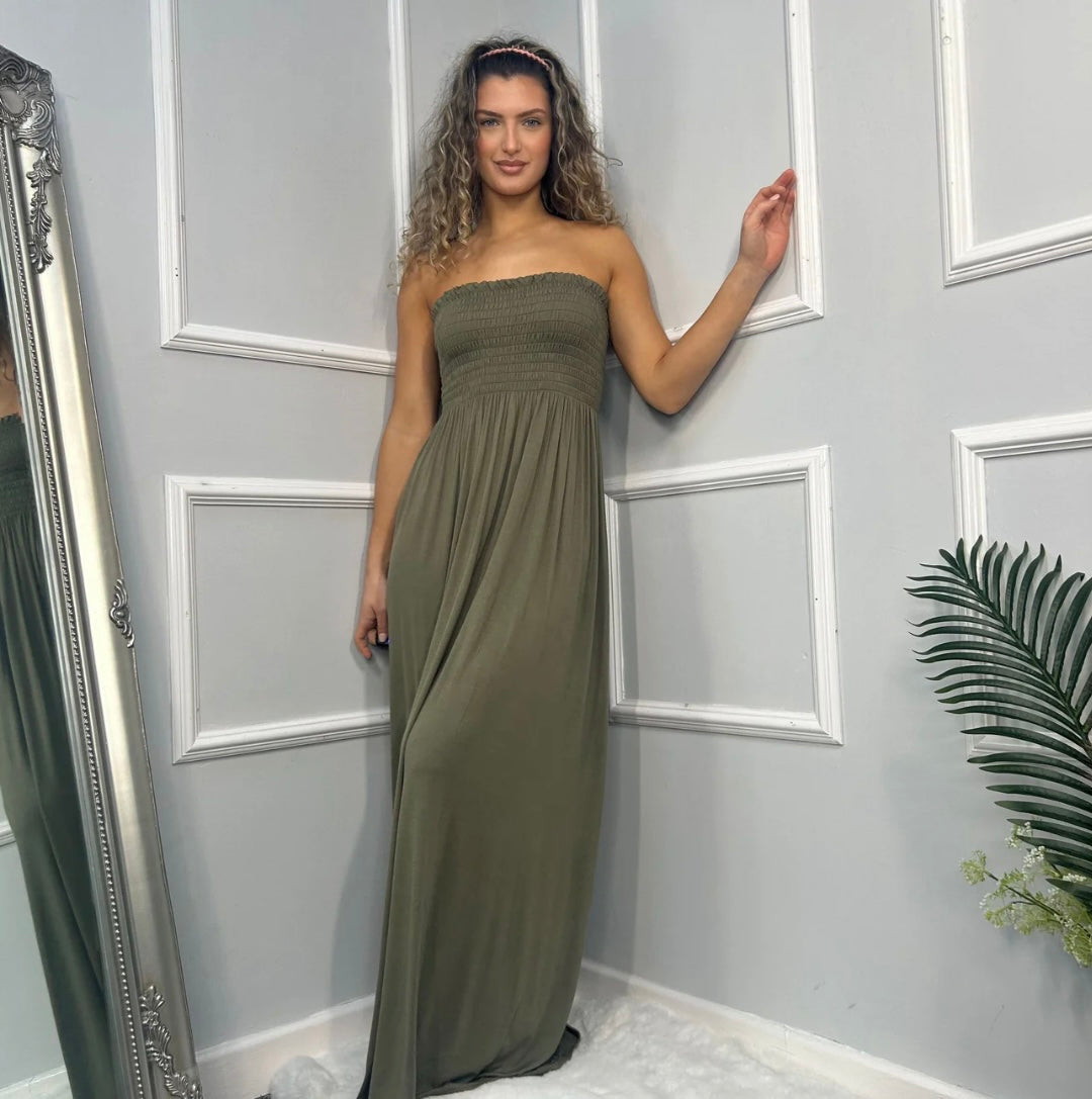 Strapless Maxi Dress