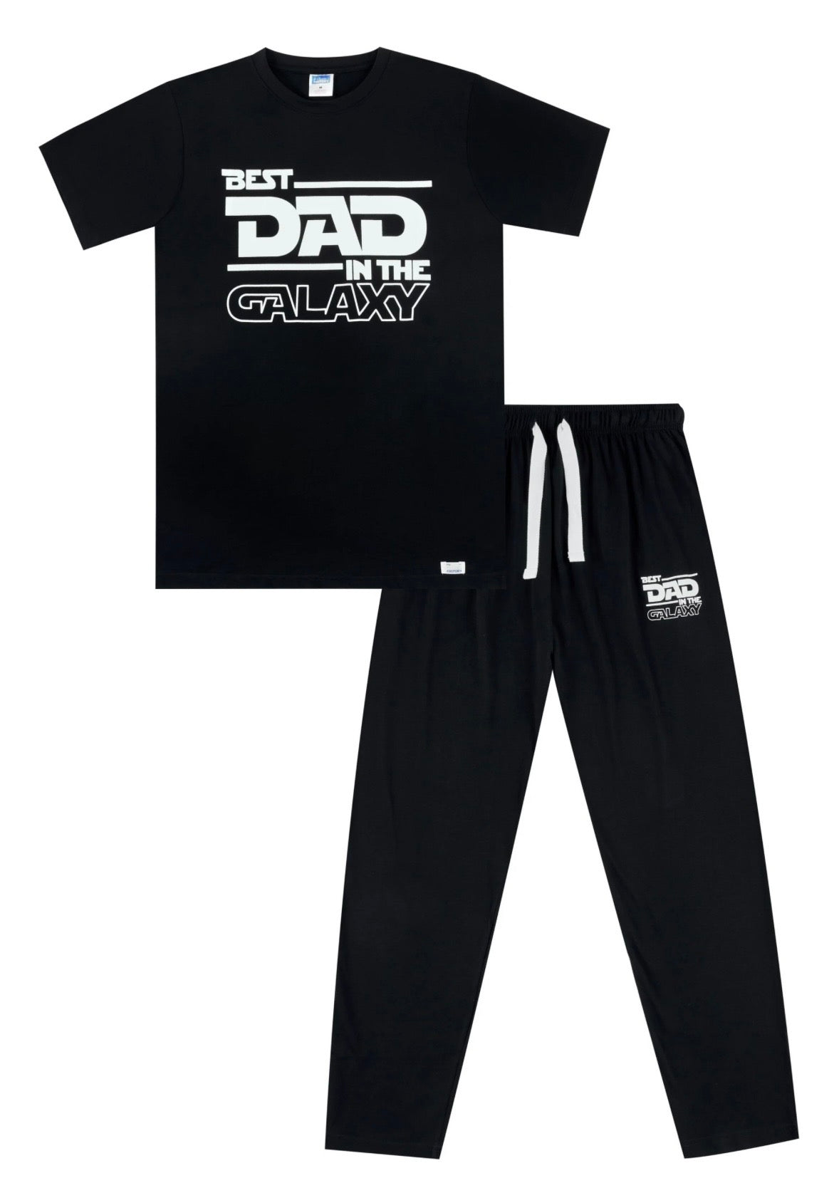 Mens 'Best Dad In The Galaxy' Pyjamas Fathers Day Long PJs
