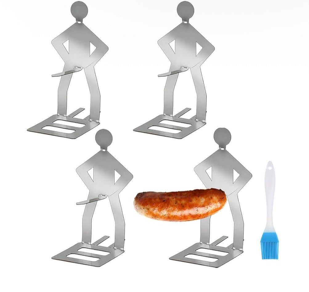 BBQ Sausage Holder Man,