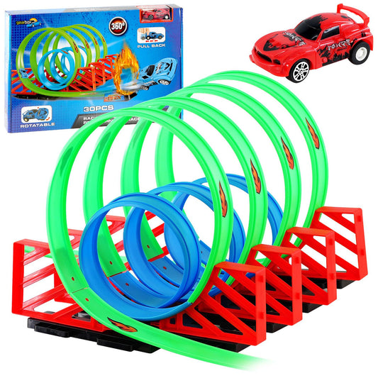Racing Track With Car