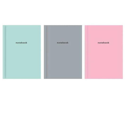A4 Pastel Ruled Hardback Book