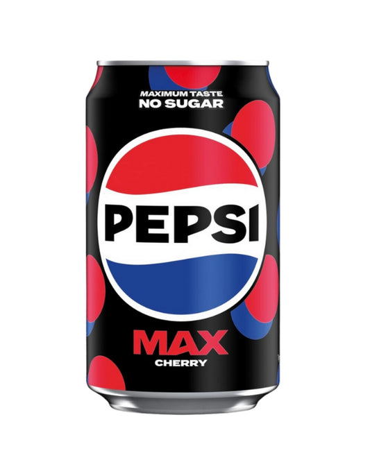 Pepsi Max Zero Sugar Cans Cherry/ Lime