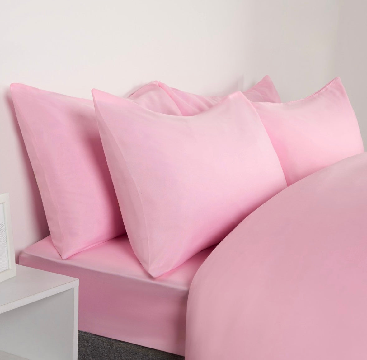 2 Pack Plain Pillowcases