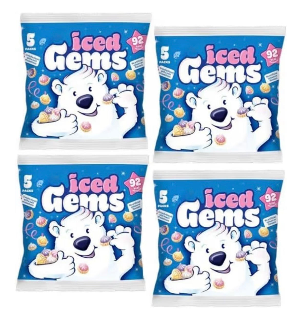 Iced Gems Colourful Crunchy Mini Biscuits
