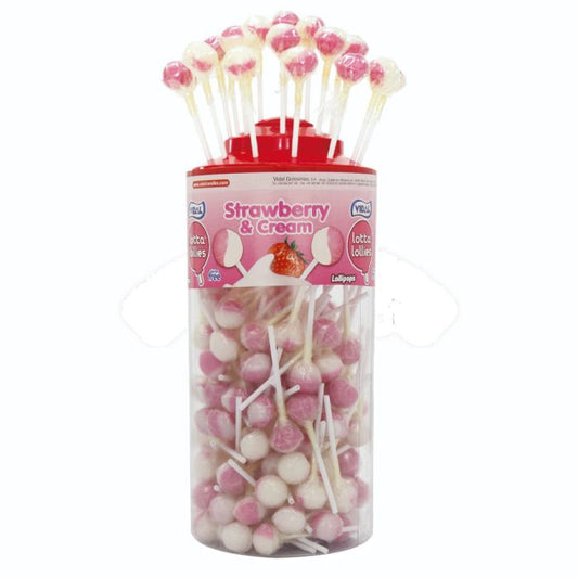 Strawberry and Cream lollies