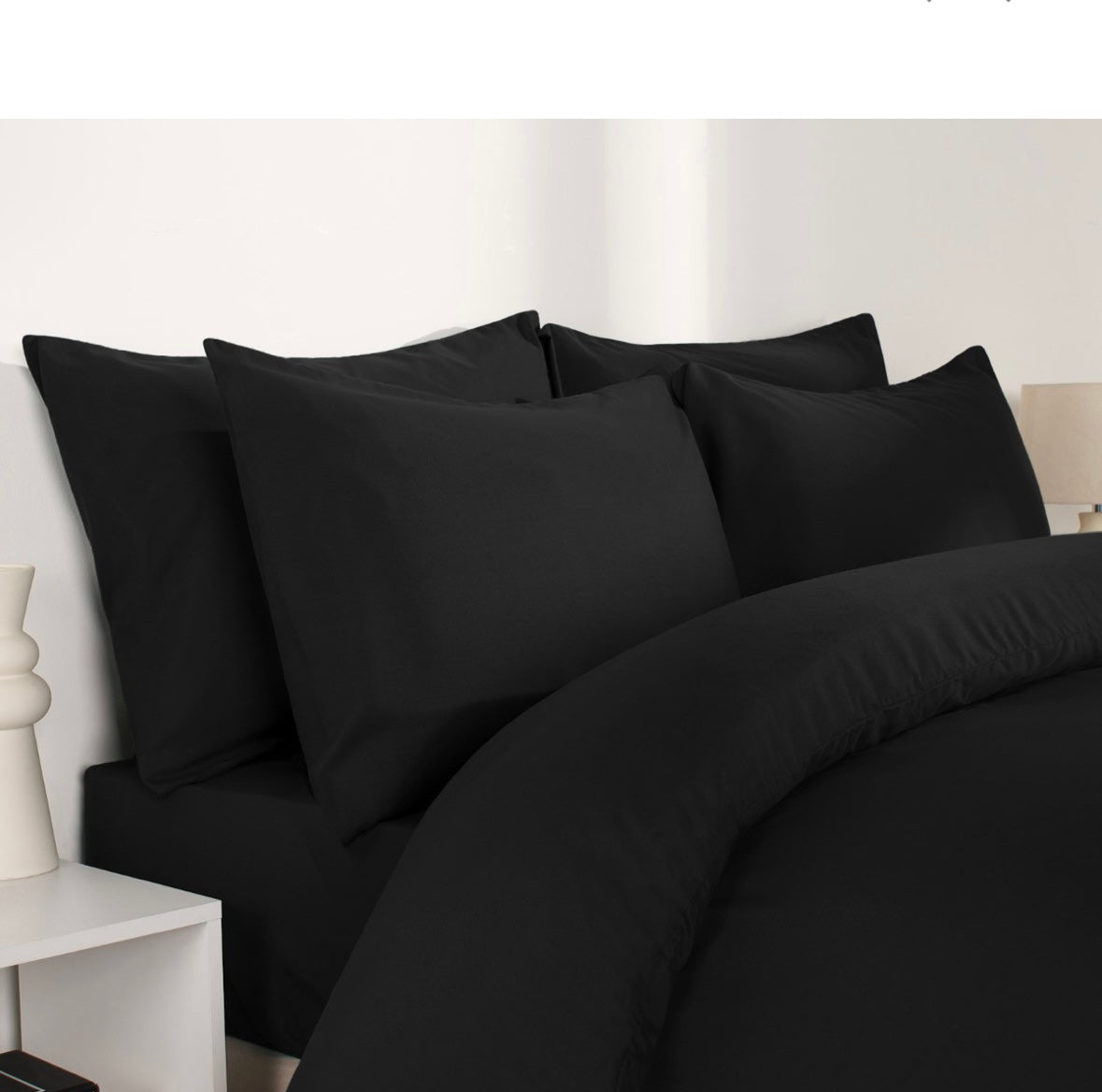 2 Pack Plain Pillowcases