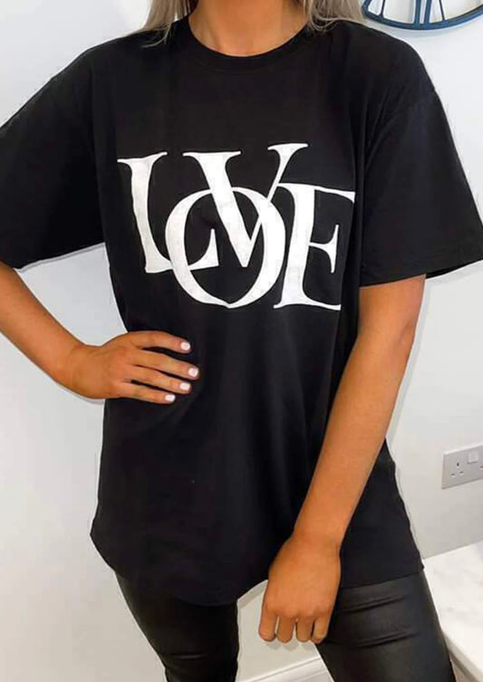 Love Print T-shirt