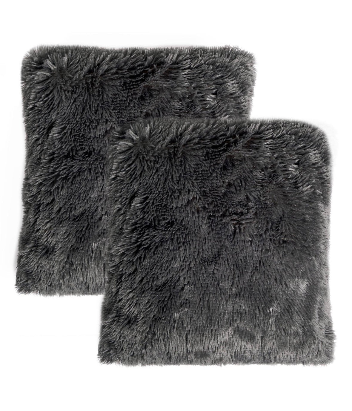 Fluffy Cushion Covers - Charcoal