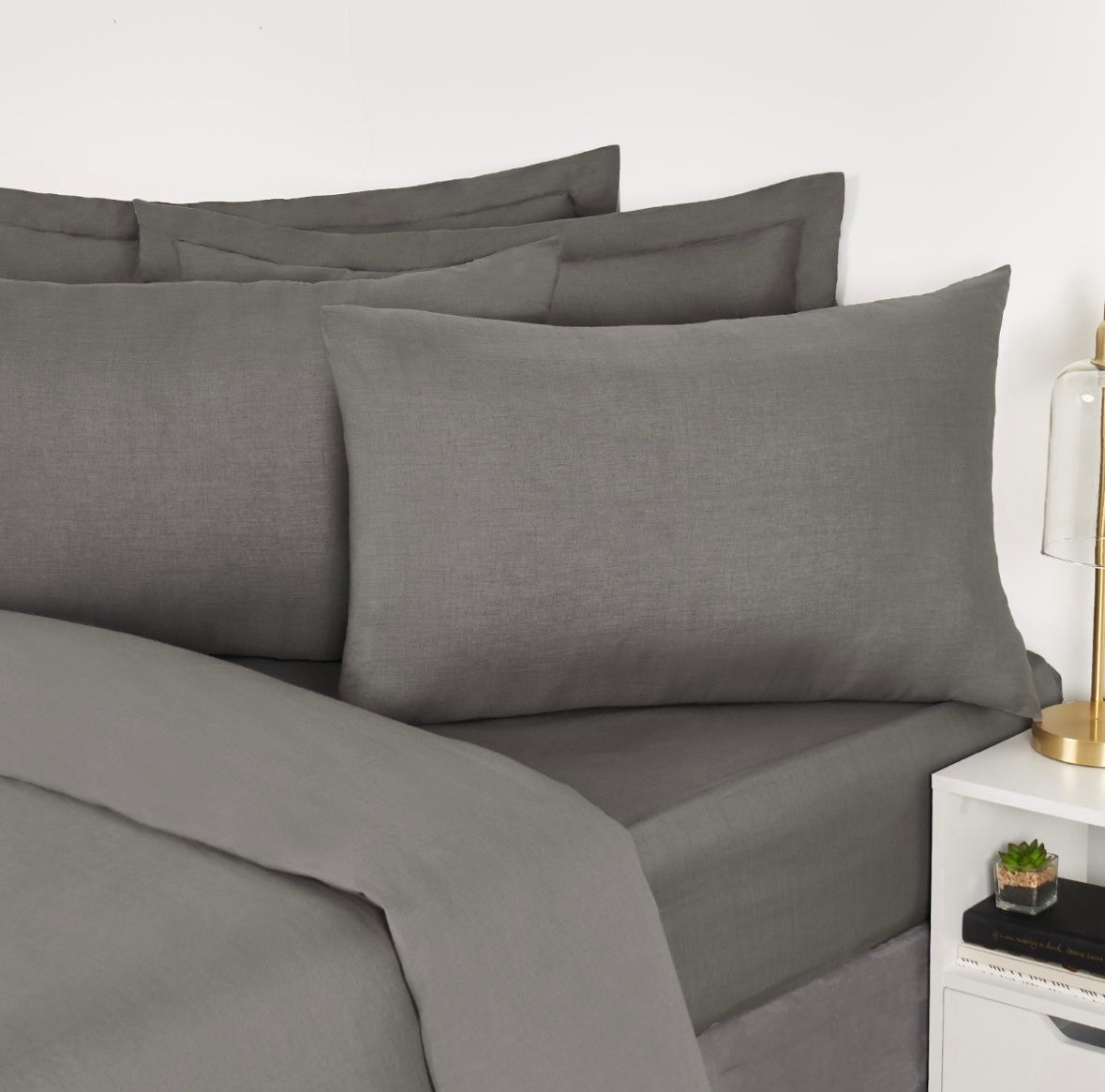 2 Pack Plain Pillowcases