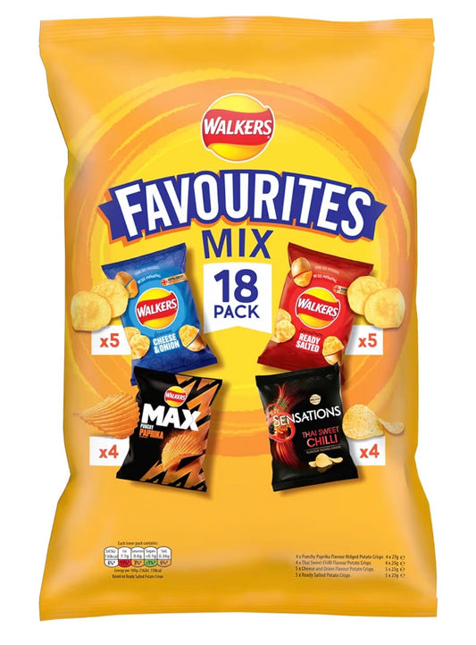 Favourites Mix Multipack Snacks Crisps
