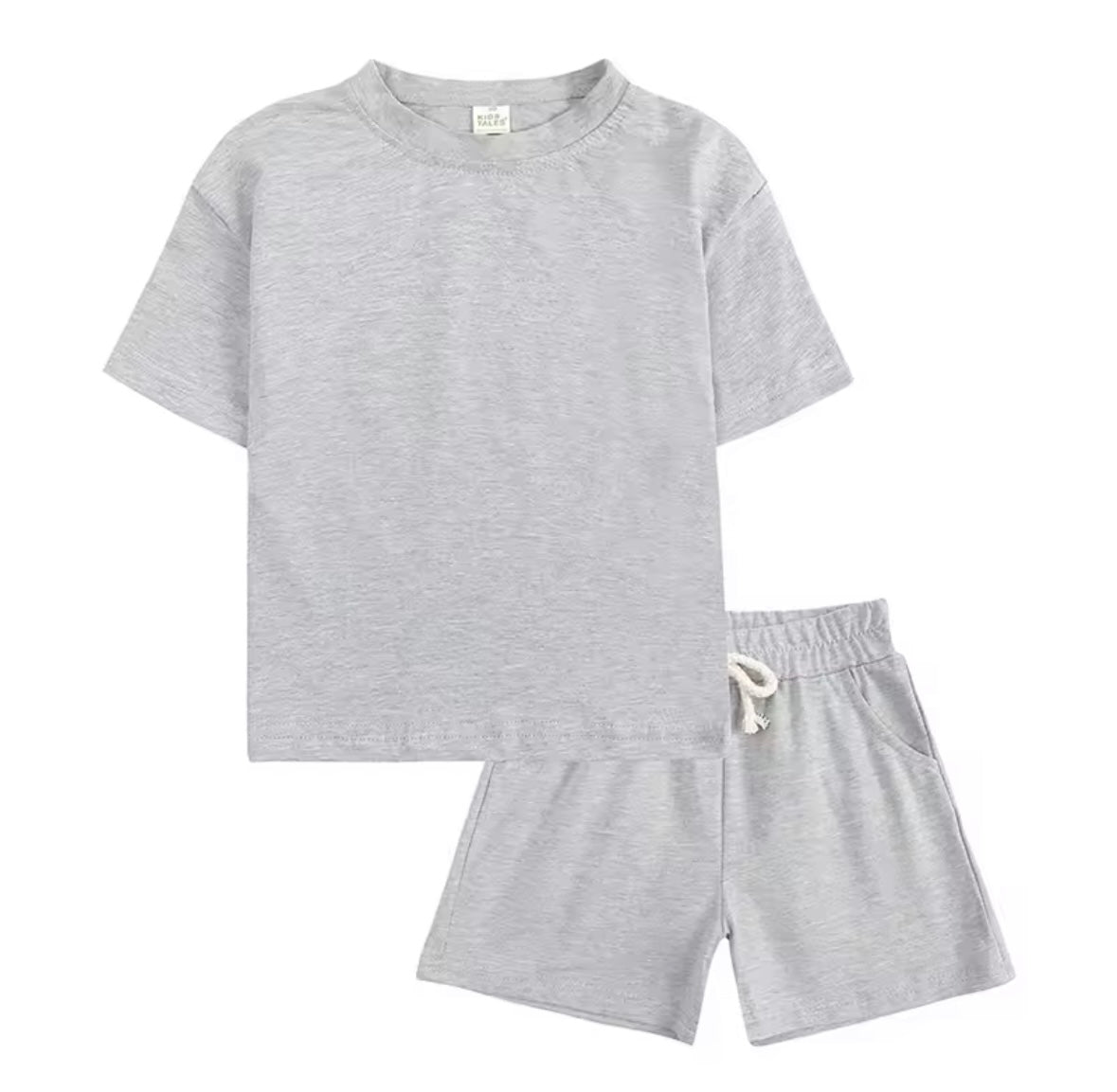 Short Sleeve T-Shirt + Shorts Children Outfits