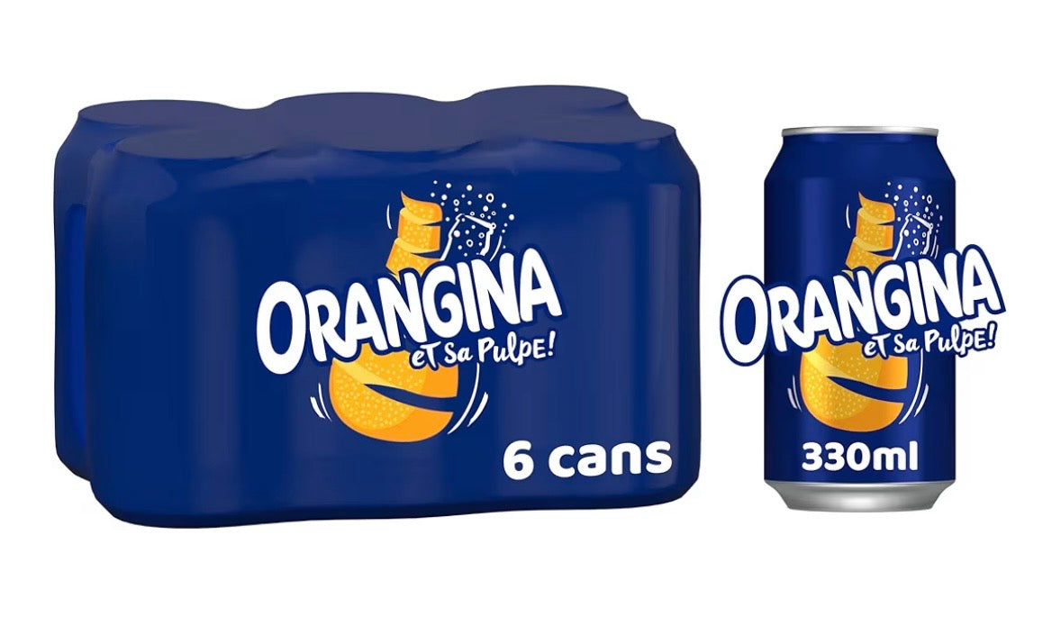 Orangina Sparkling Fruit Drink 330ml