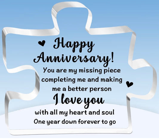 I Love You Anniversary Plaque
