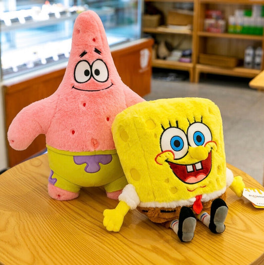 2PCS Sponge and Patrick Star Plush Toy