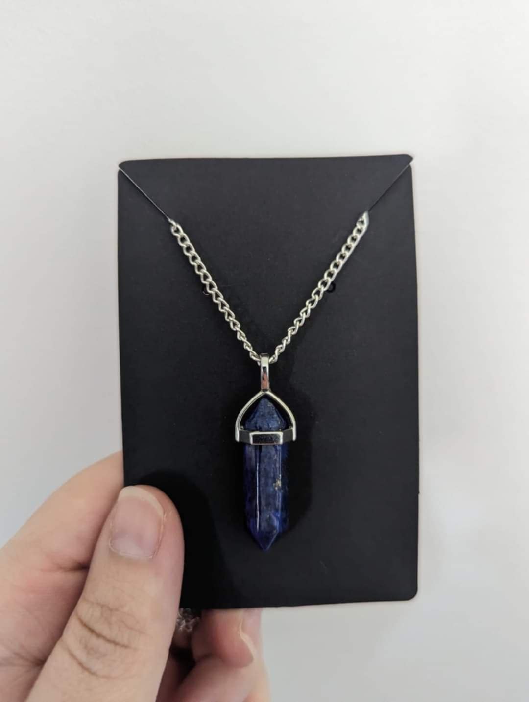 Rose Quartz & Lapis Lazuli Necklace