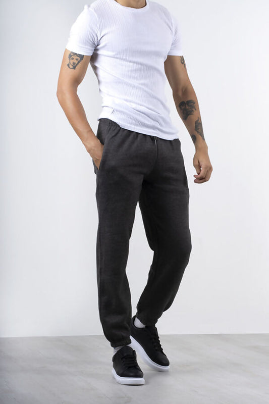 CHARCOAL REGULAR FIT JOGGERS