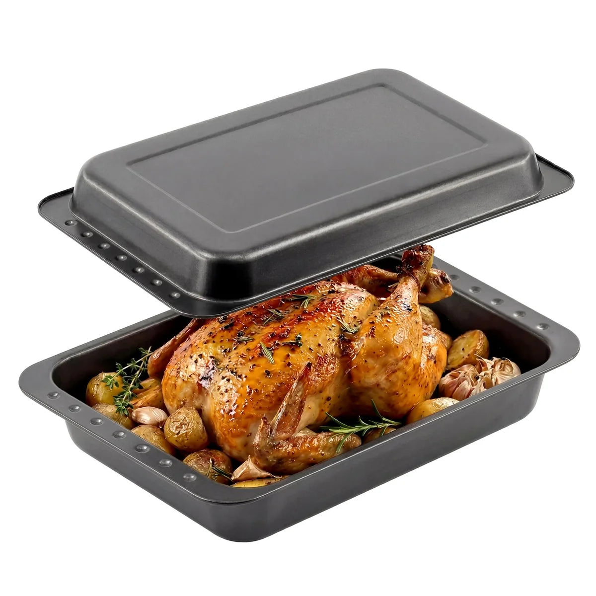 2-in-1 Deep Roasting Tin Set