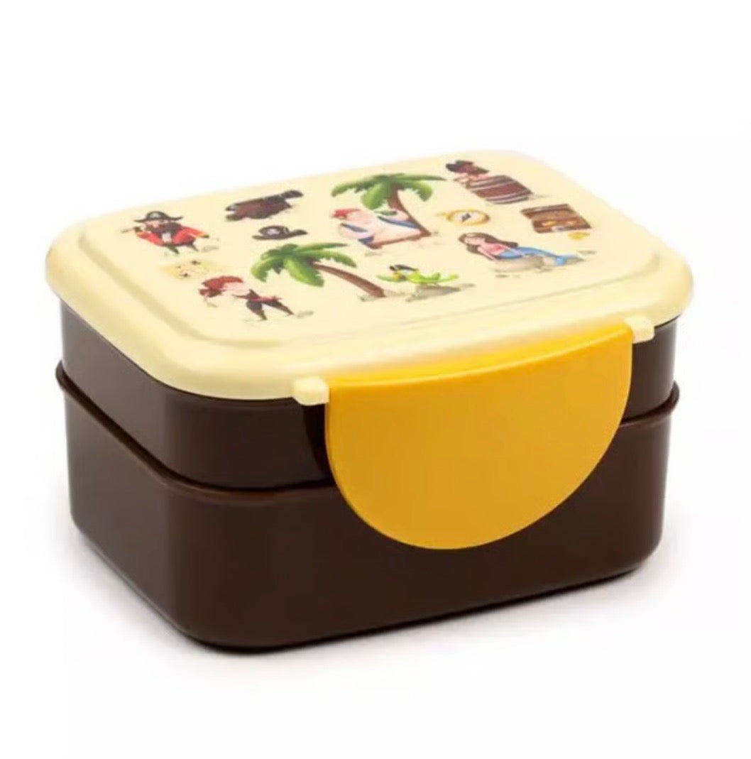 Jolly Roger Pirate Lunch Box & Cutlery