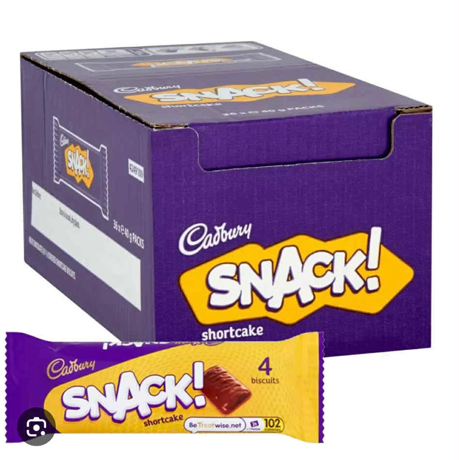 Cadbury Shortcake Snack