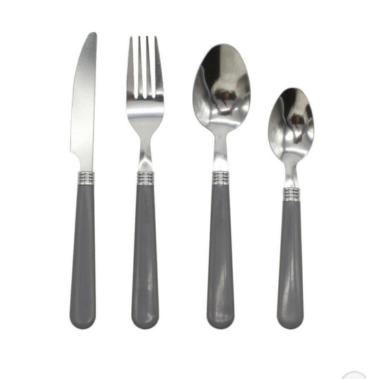 Grey 24pc Cutlery set