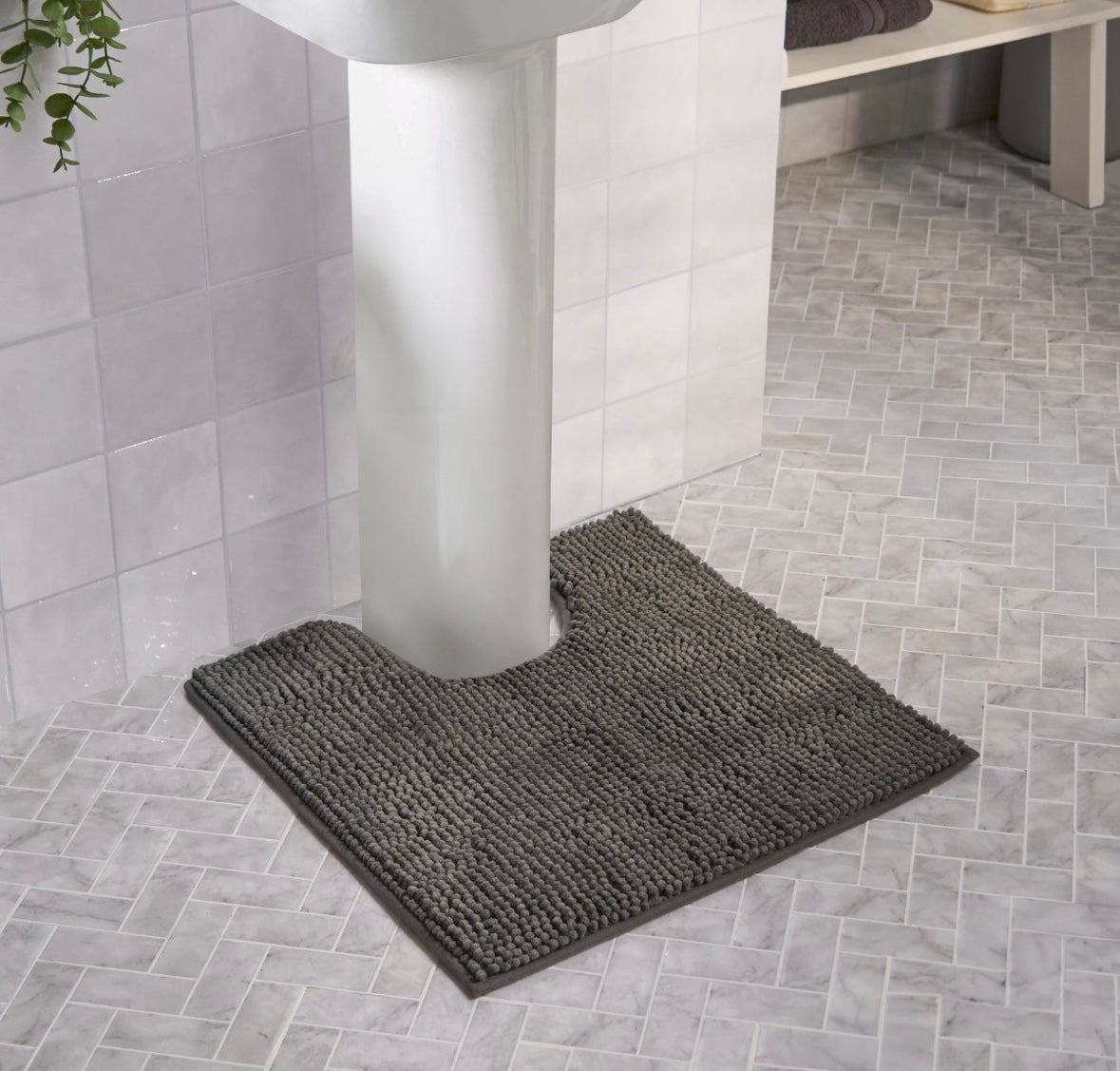 Noodle Bath Mat - Charcoal