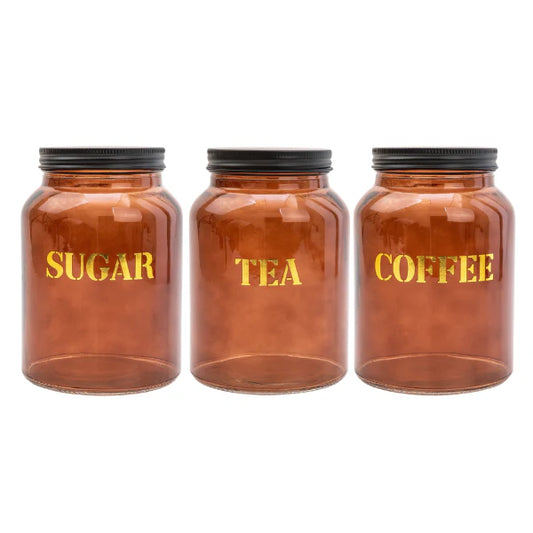 Tea Coffee Sugar Canister Set