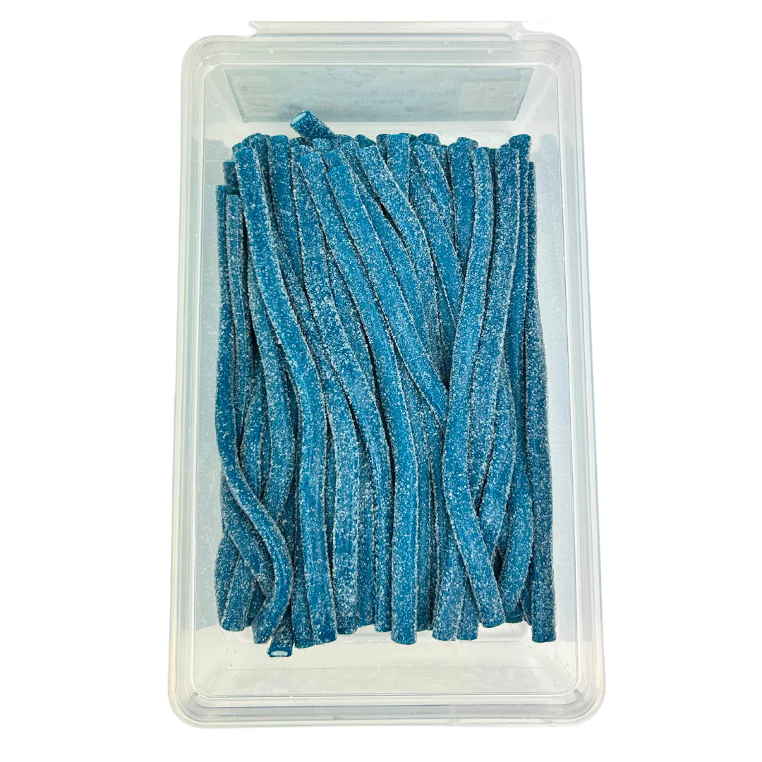 Candycrave Sour Blue Raspberry Pencils Tub 100 Count