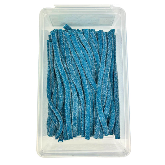Candycrave Sour Blue Raspberry Pencils Tub 100 Count