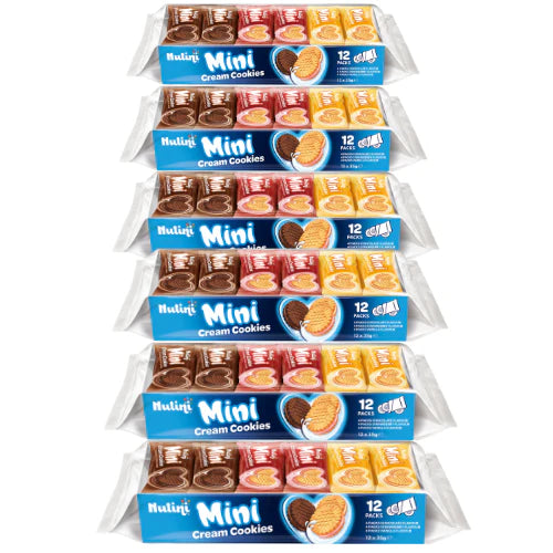 Mini Cream Cookies 12 x 35g Assorted