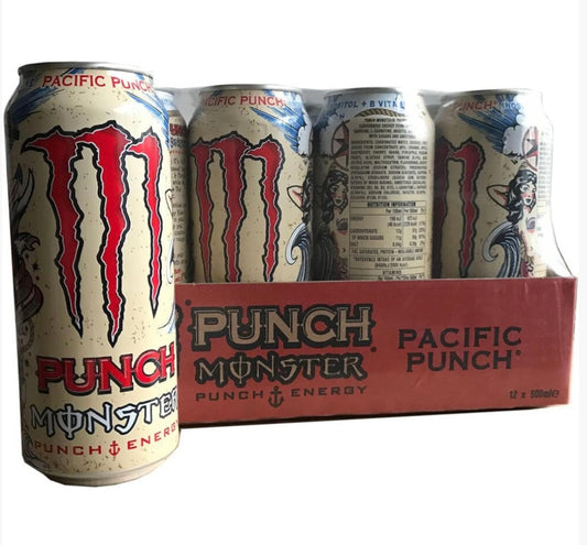 Monster Pacific Punch Energy Drink 12x500ml