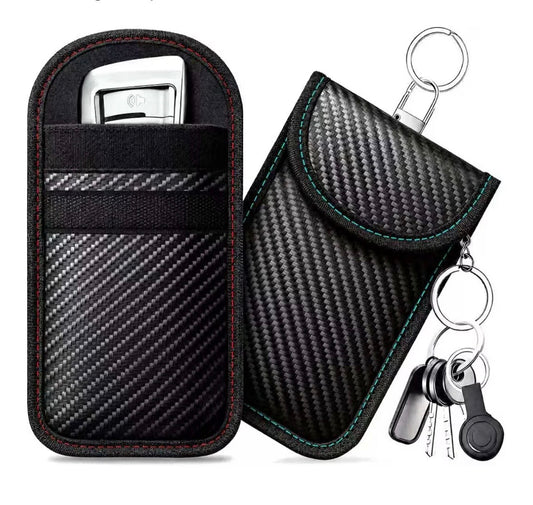 Pack of 2 Anti-Theft RFID Key Fob Protection Bag