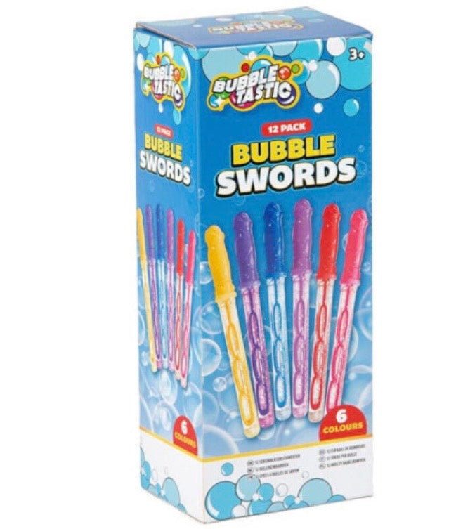 Box of 12 Big Bubble Sword Wands