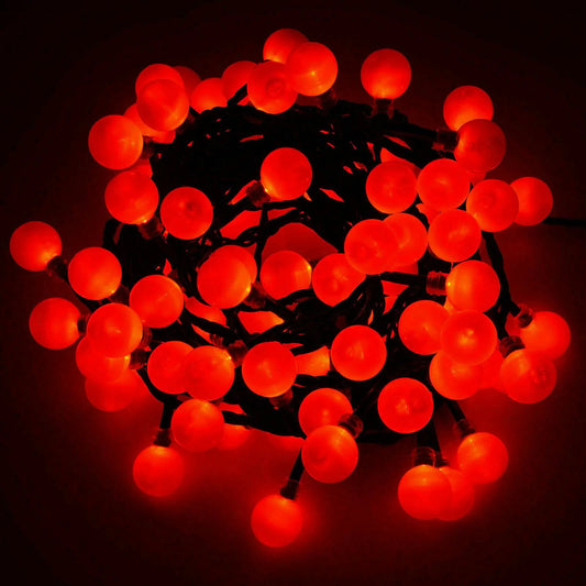 100 Berry Christmas LED Light Red