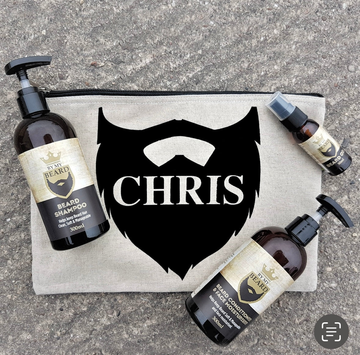 Personalised Name Only Beard Kit