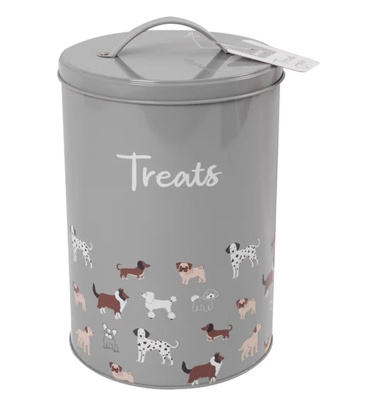 Dog Treat Tin Biscuit Storage Tin
