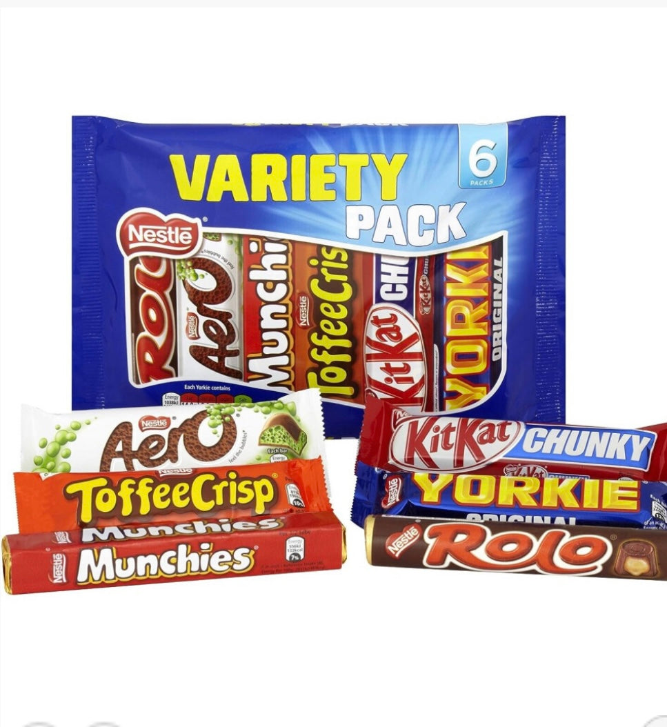 Mixed Chocolate Bar Multipack