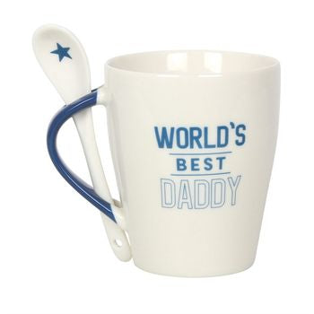 Worlds Best Daddy Mug & Spoon Set