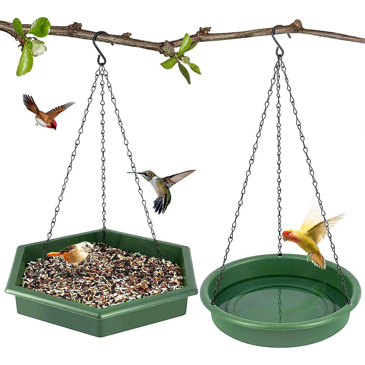 2 in 1 Bird Feeder & Bath